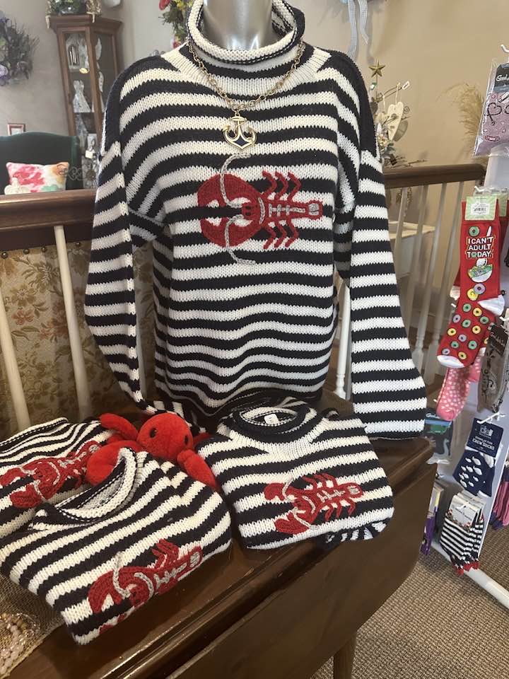 Lobster Sweater standard small-deluxe medium-premium large – Floral Art Designs, Arlington MA