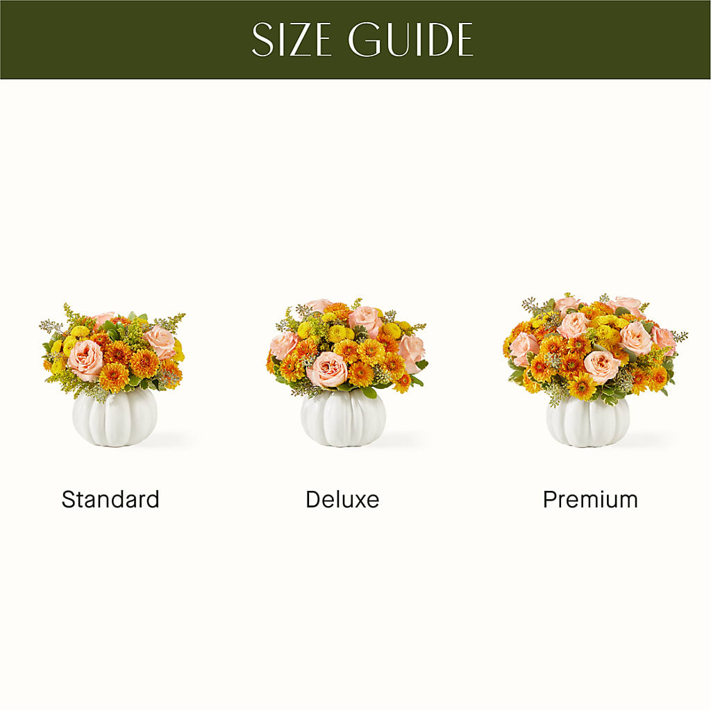Peachy Pumpkin – Floral Art Designs, Arlington MA