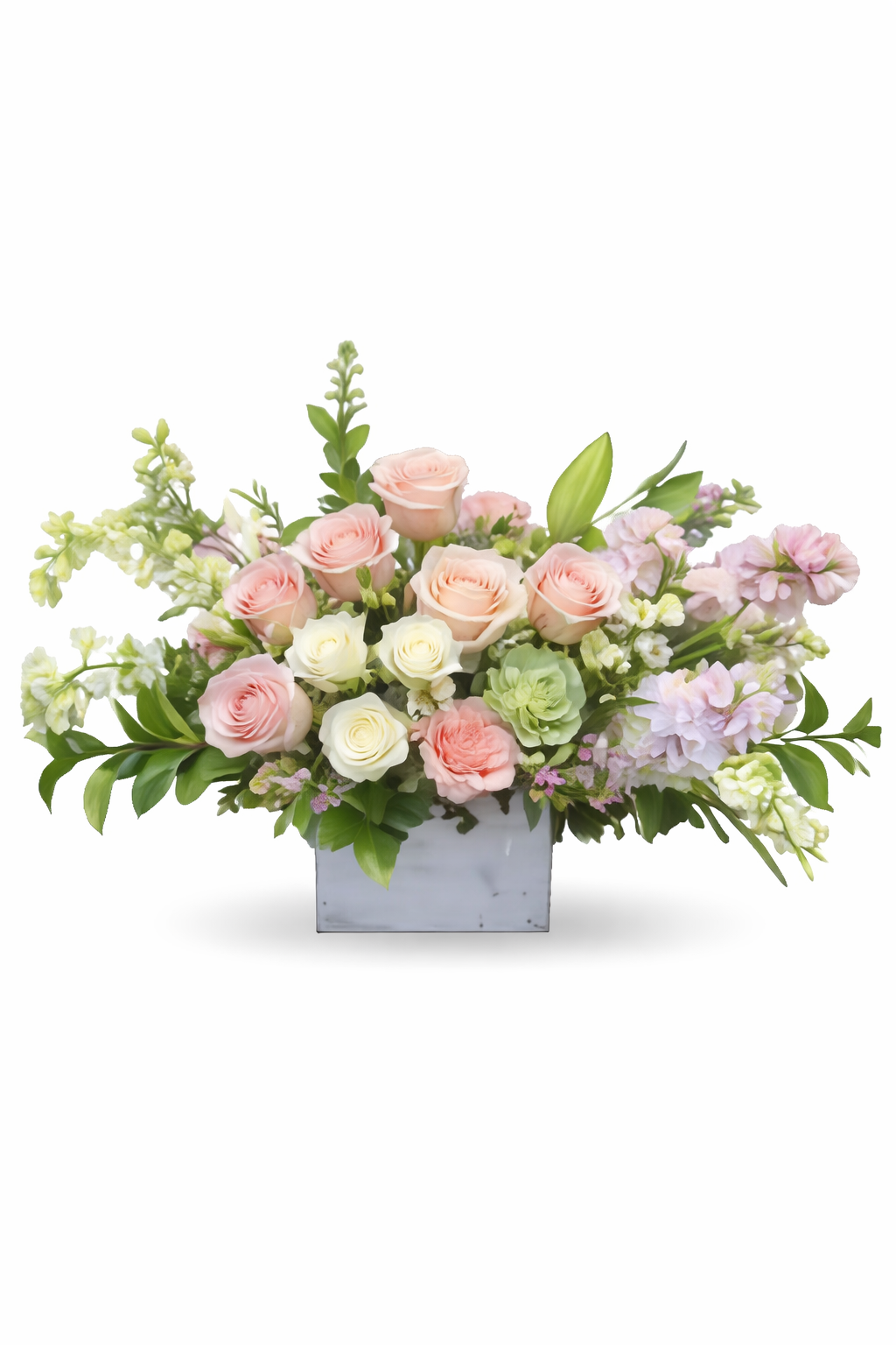 Blush Garden Elegance Bouquet – Floral Art Designs, Arlington MA
