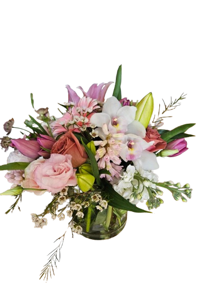 Blush Orchid Garden – Floral Art Designs, Arlington MA
