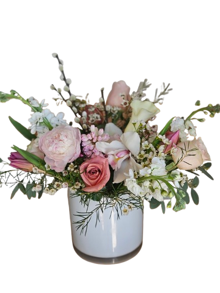 Blushing Rose Meadow – Floral Art Designs, Arlington MA