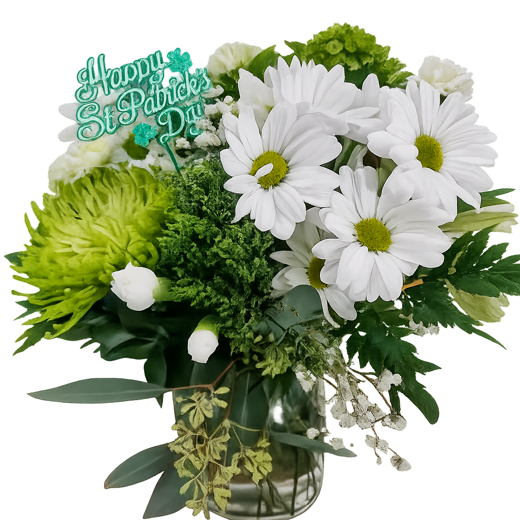 "Irish" you were here bouquet – Floral Art Designs, Arlington MA