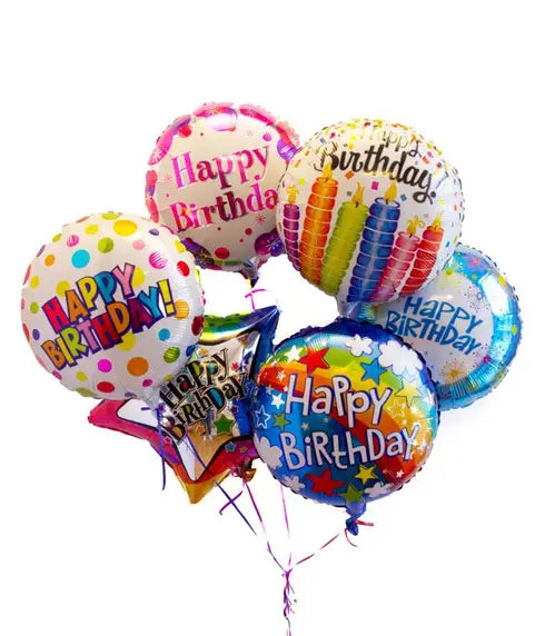 Happy Birthday Mylar – Floral Art Designs, Arlington MA