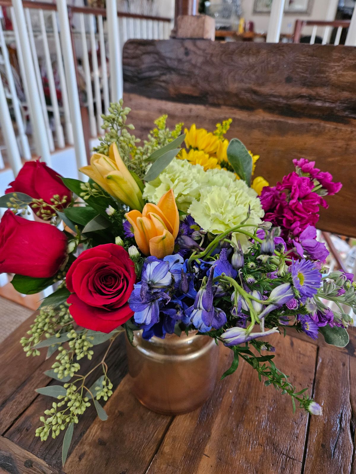 Pot of Gold Bouquet – Floral Art Designs, Arlington MA