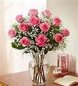 Perfectly Pink Rose Bouquet – Floral Art Designs, Arlington MA