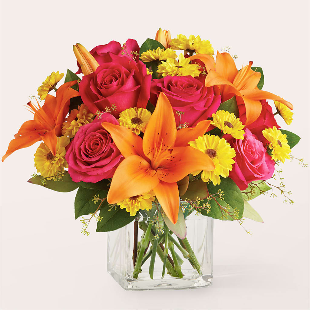 Neon Lights Bouquet – Floral Art Designs, Arlington MA