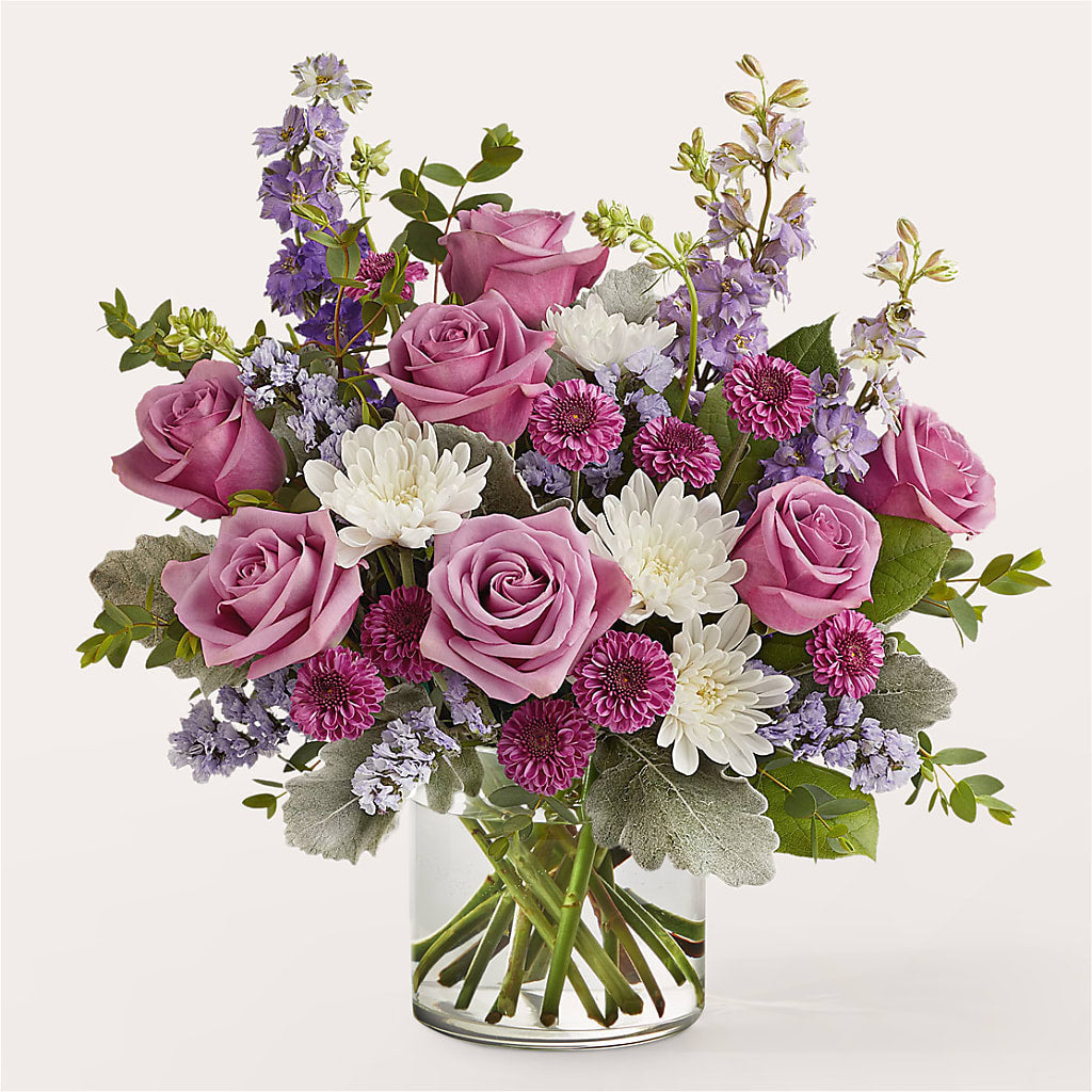 Violet Frost Bouquet – Floral Art Designs, Arlington MA