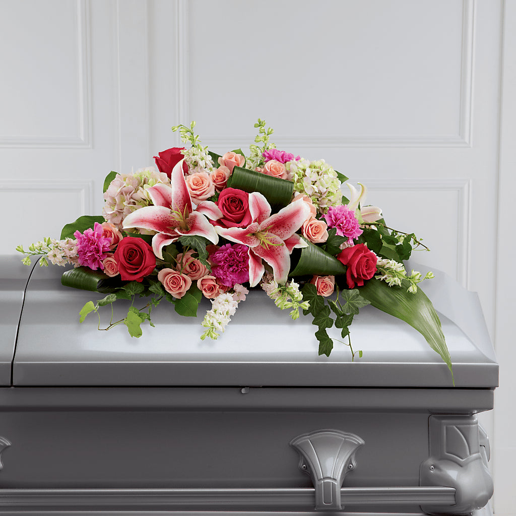 Splendid Grace Casket Spray – Floral Art Designs, Arlington MA