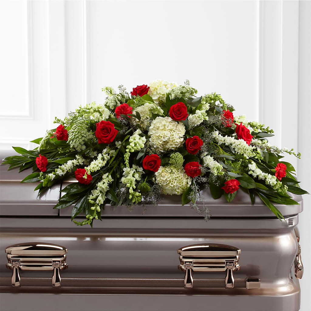 Sincerity Casket Spray – Floral Art Designs, Arlington MA