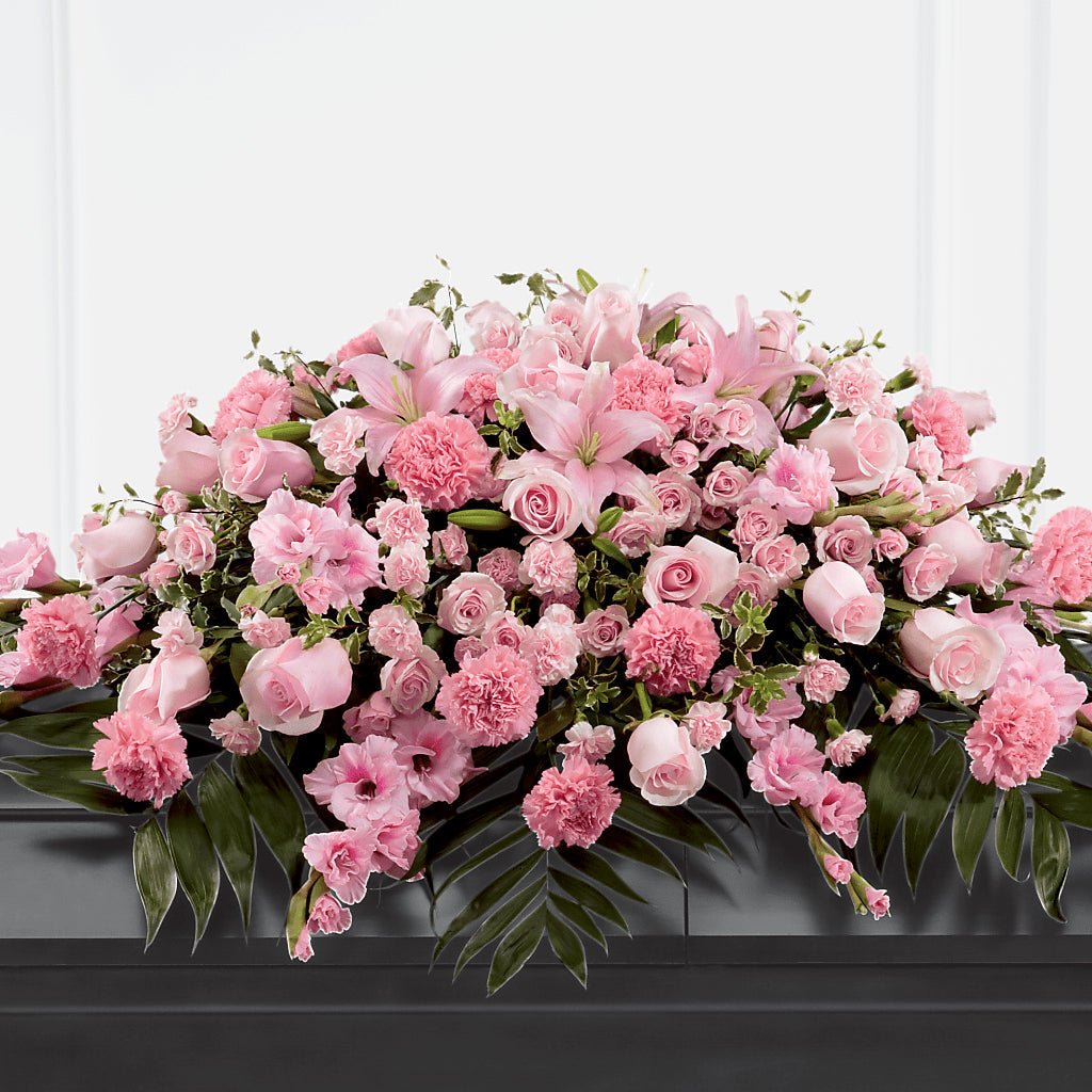 Garden of Comfort Casket Spray (Standard) – Floral Art Designs, Arlington MA