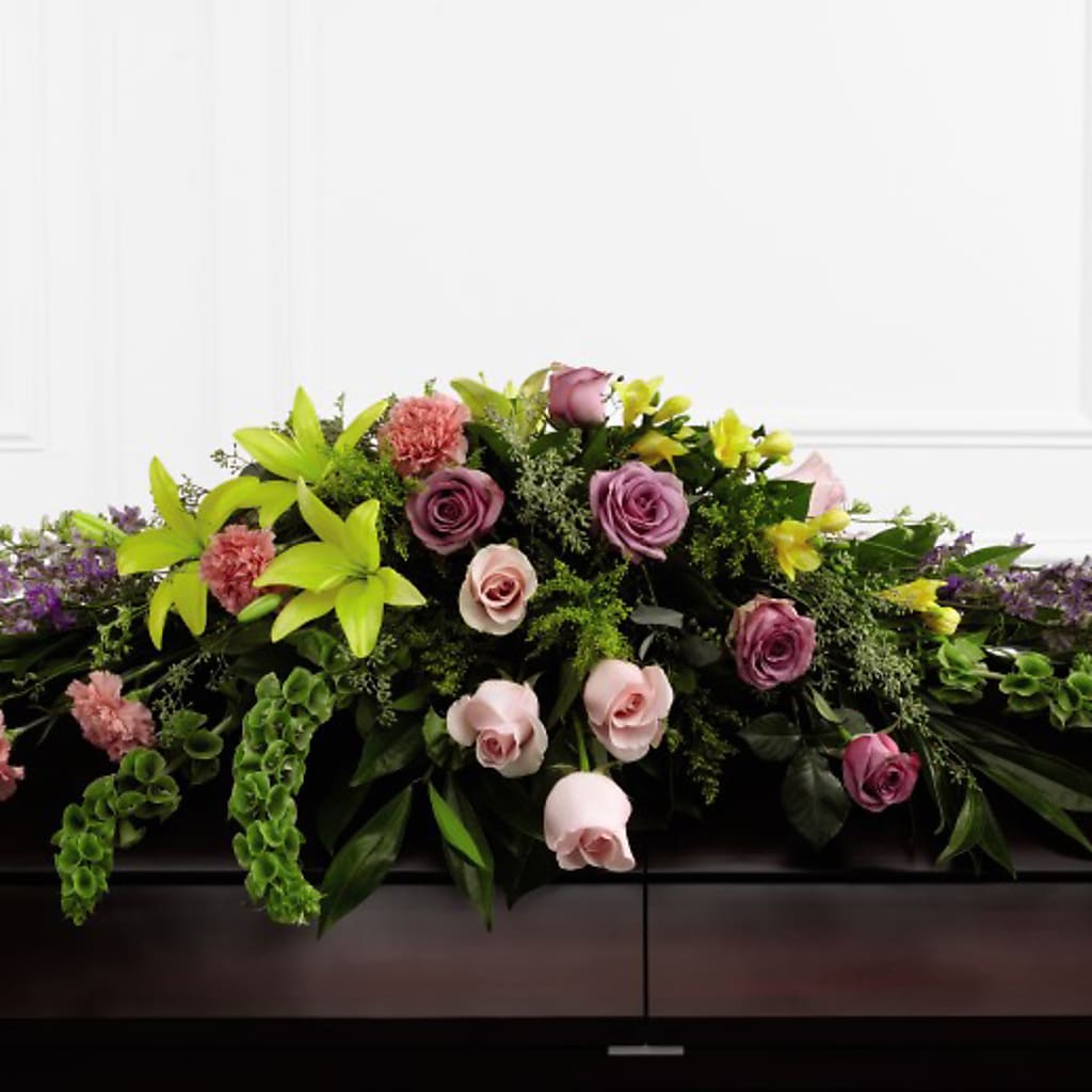 Forever Beloved Casket Spray – Floral Art Designs, Arlington MA