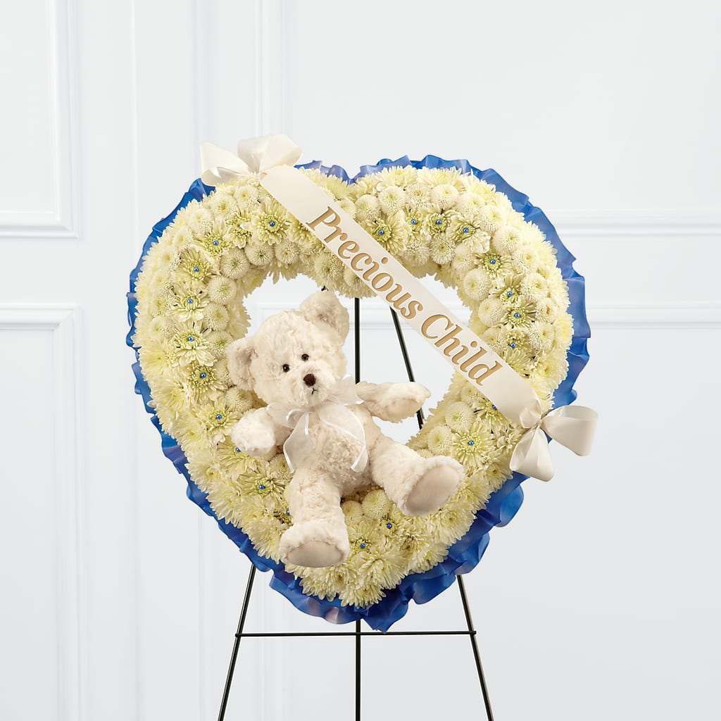 Precious Child Standing Heart – Floral Art Designs, Arlington MA