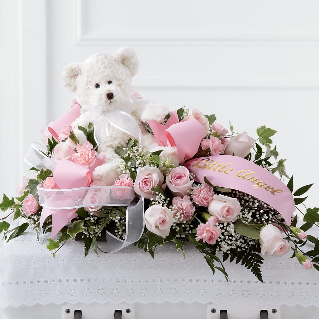 Touch of Sympathy Casket Spray – Floral Art Designs, Arlington MA