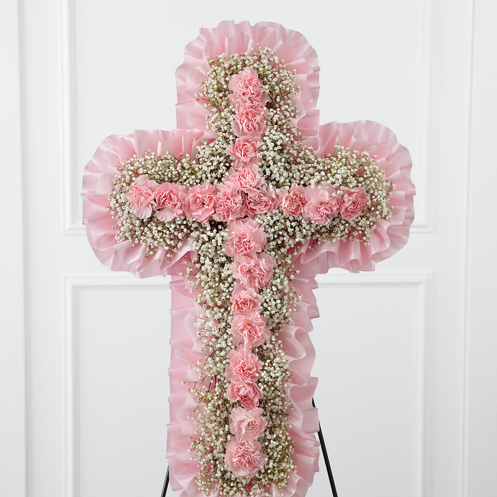Angel's Cross Easel – Floral Art Designs, Arlington MA