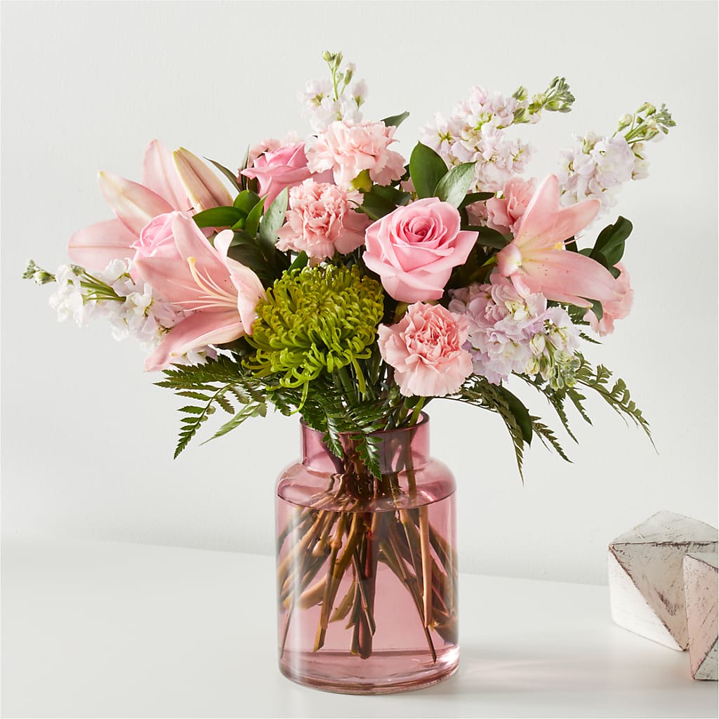 Pretty in Pink Bouquet – Floral Art Designs, Arlington MA