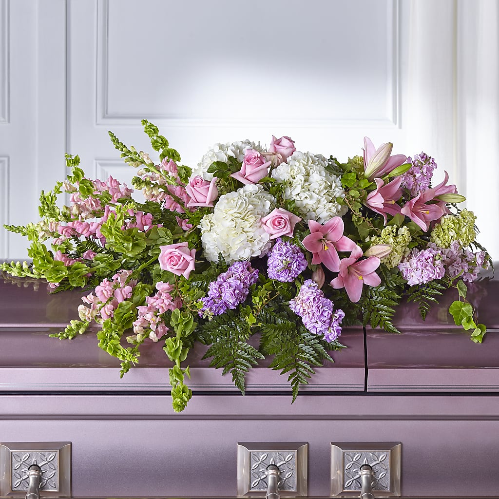 Life's Gratitude Casket Spray – Floral Art Designs, Arlington MA