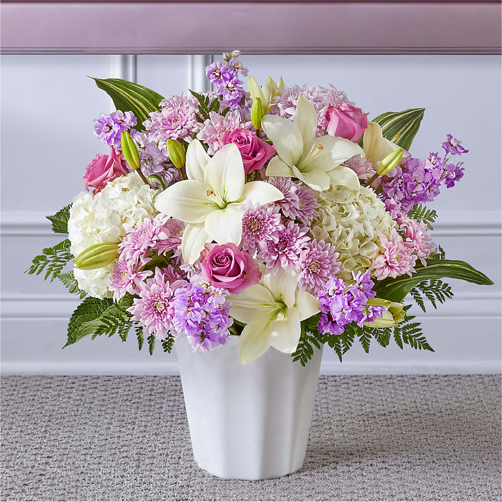 Heaven Sent Floor Basket – Floral Art Designs, Arlington MA