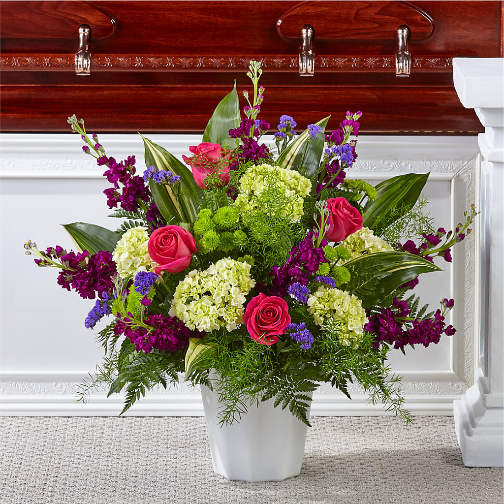 Beautiful Horizons Floor Basket – Floral Art Designs, Arlington MA