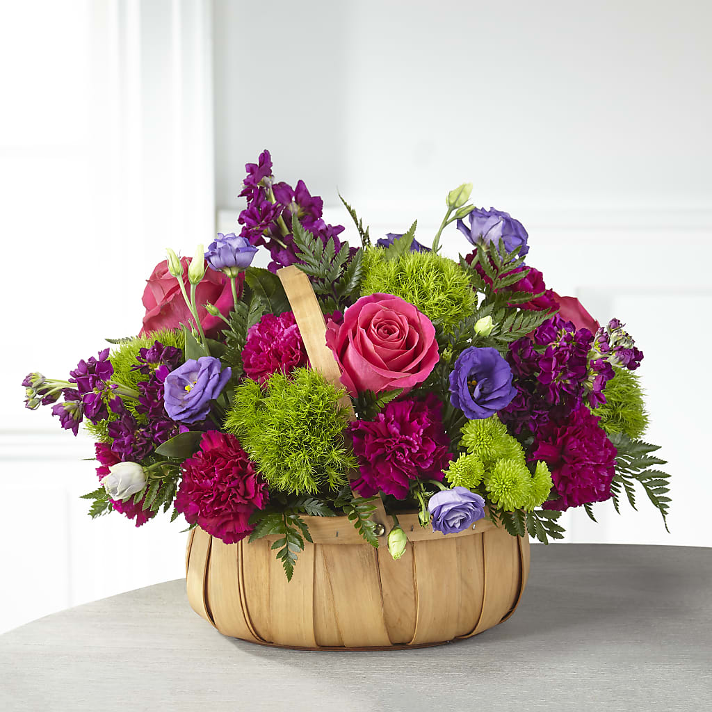 Serene Sanctuary Basket – Floral Art Designs, Arlington MA
