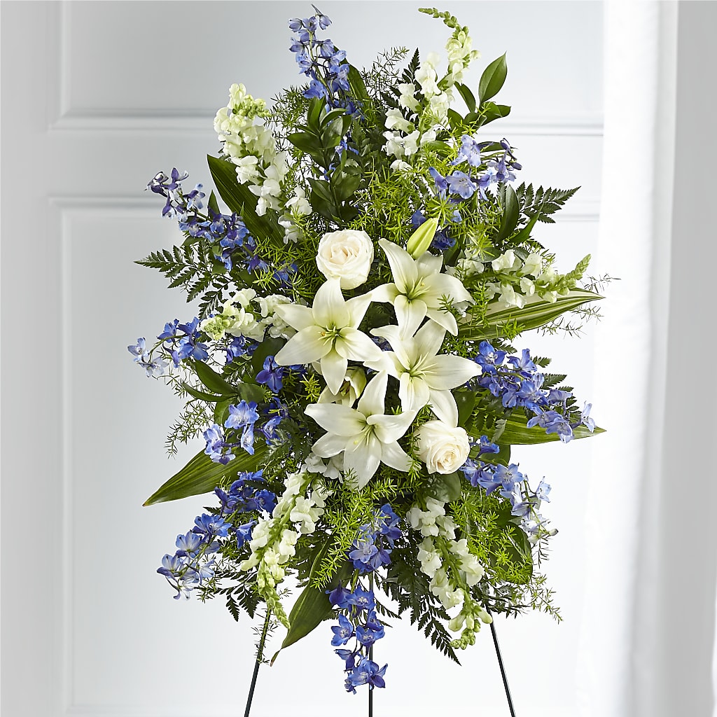 Faithful Friend Standing Spray – Floral Art Designs, Arlington MA