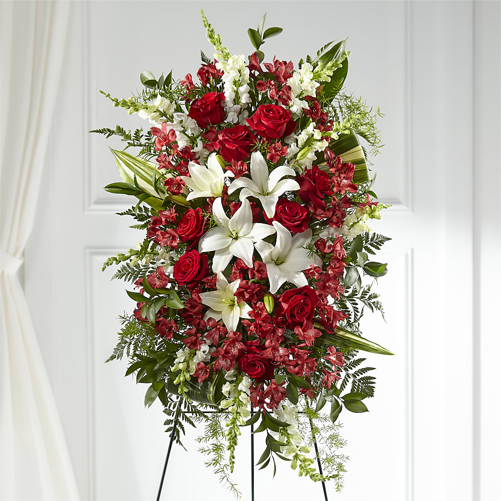 Everlasting Memory Standing Spray – Floral Art Designs, Arlington MA