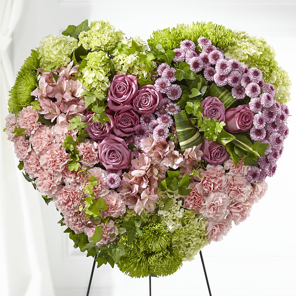 Heartwarming Standing Heart – Floral Art Designs, Arlington MA