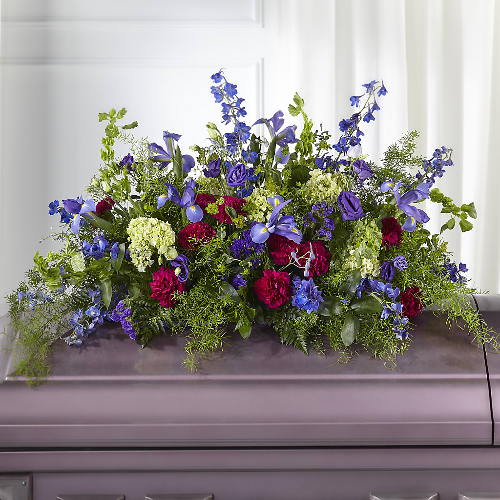 Always Treasured Casket Spray – Floral Art Designs, Arlington MA