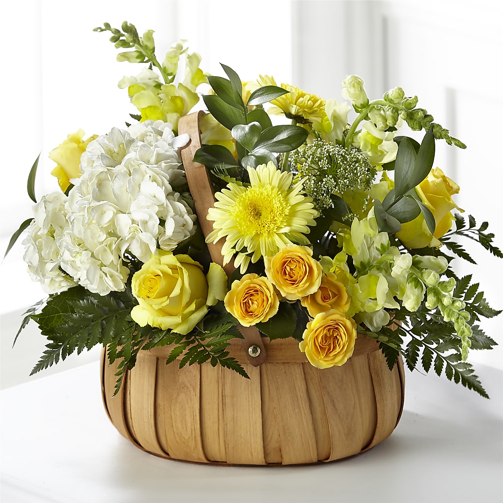 Rustic Remembrance Basket – Floral Art Designs, Arlington MA