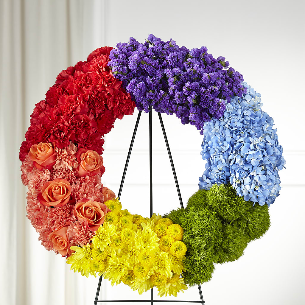 Circle of Love Wreath – Floral Art Designs, Arlington MA