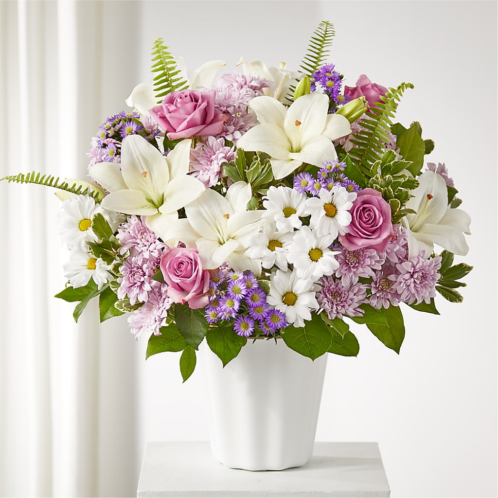 Warmest Thoughts Tabletop Basket – Floral Art Designs, Arlington MA