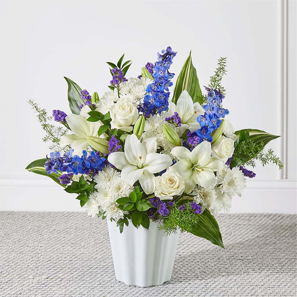 Take Comfort Floor Basket – Floral Art Designs, Arlington MA