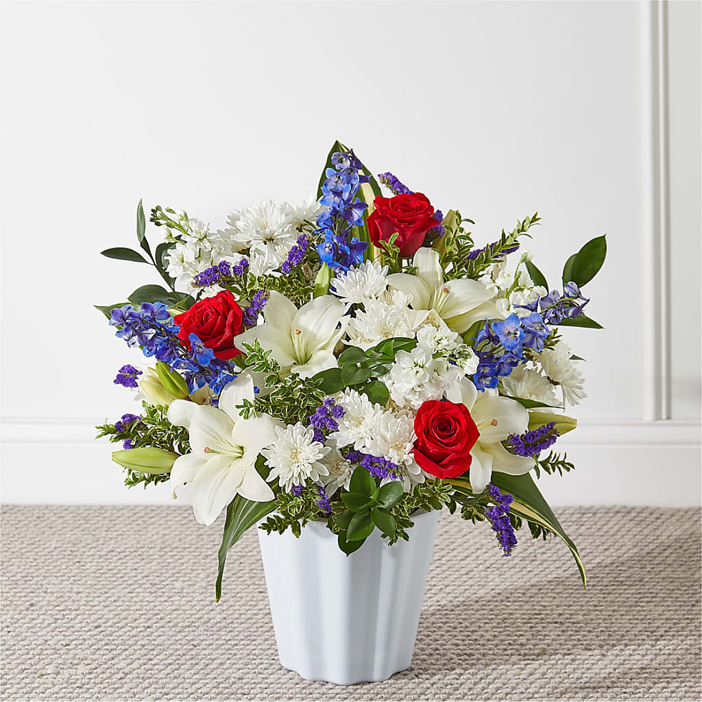 Consoled Floor Basket – Floral Art Designs, Arlington MA