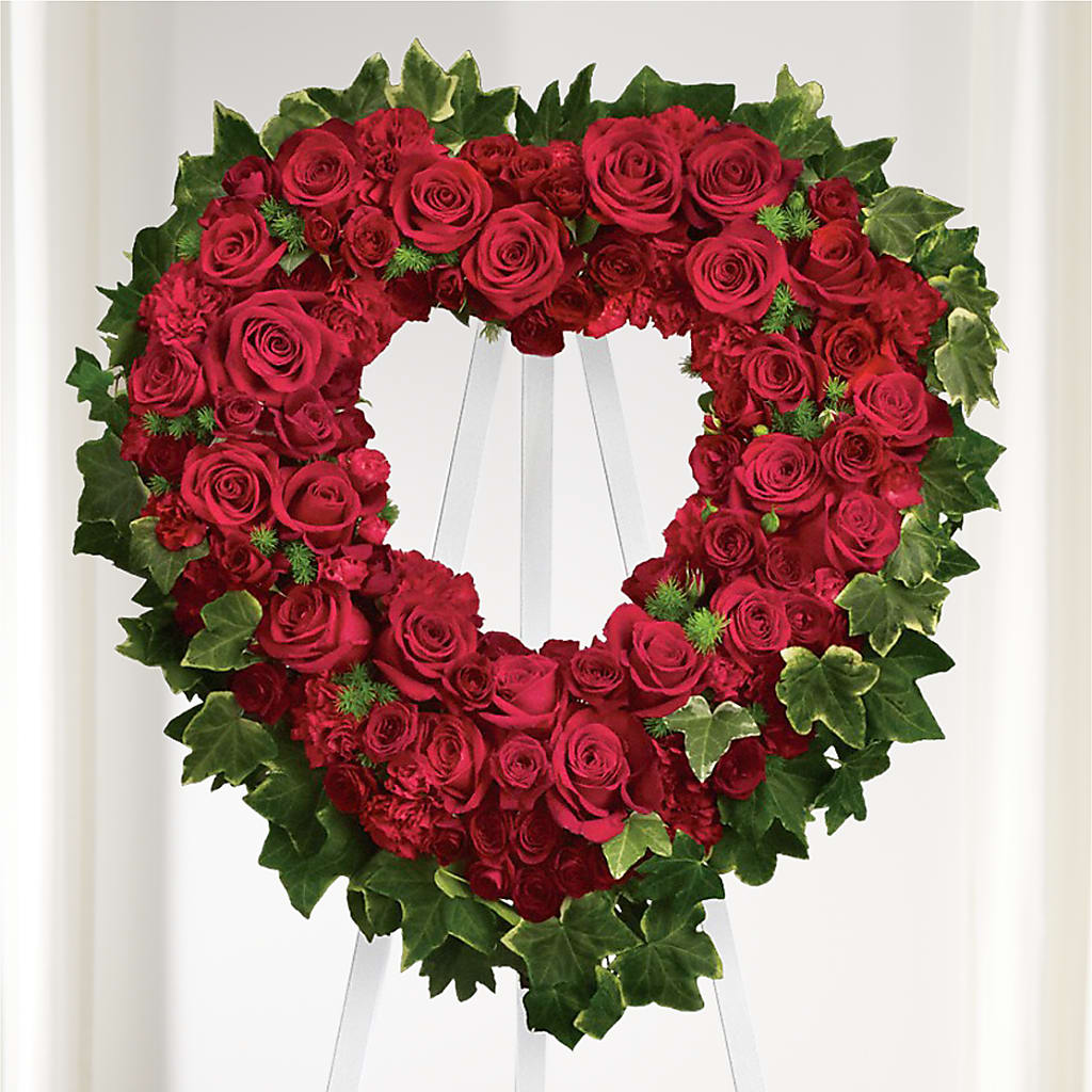 Wholehearted Standing Spray – Floral Art Designs, Arlington MA