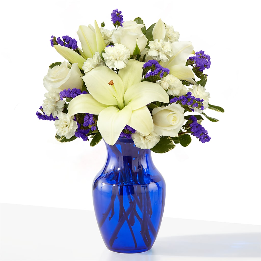 Sapphire Rush Bouquet – Floral Art Designs, Arlington MA
