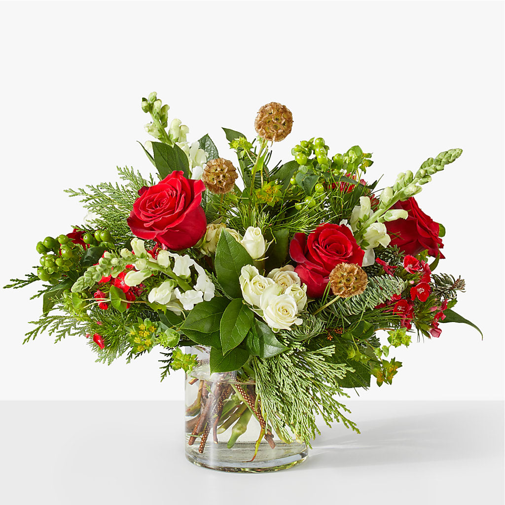 Deck the Halls Bouquet – Floral Art Designs, Arlington MA