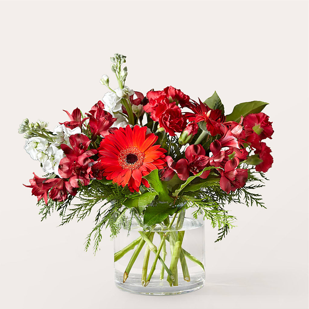 Holidaisy Bouquet – Floral Art Designs, Arlington MA