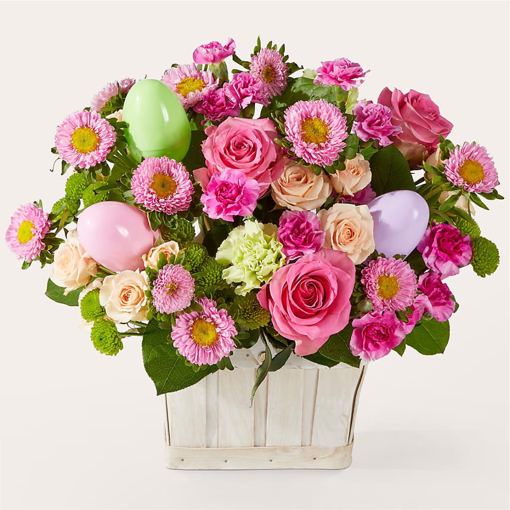 Get Eggcited Basket – Floral Art Designs, Arlington MA