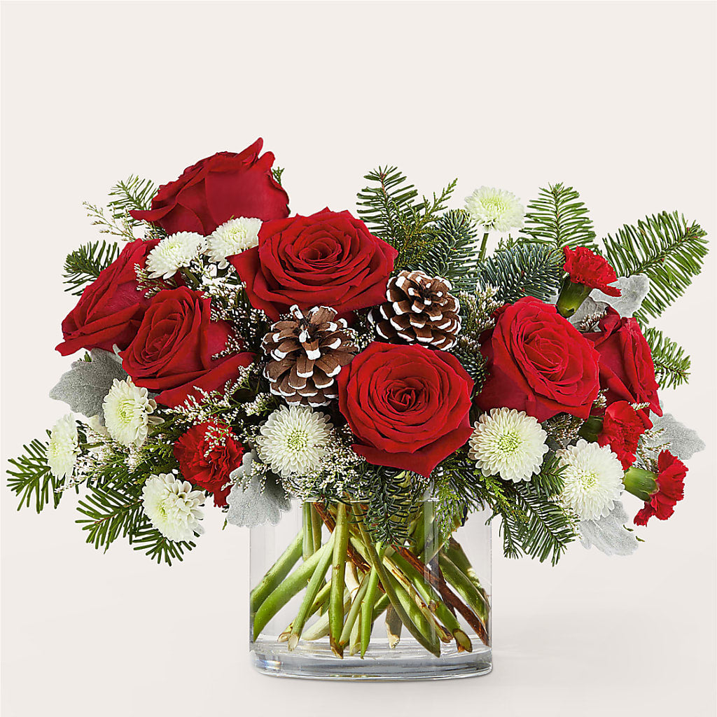 Yule Cheer Bouquet – Floral Art Designs, Arlington MA