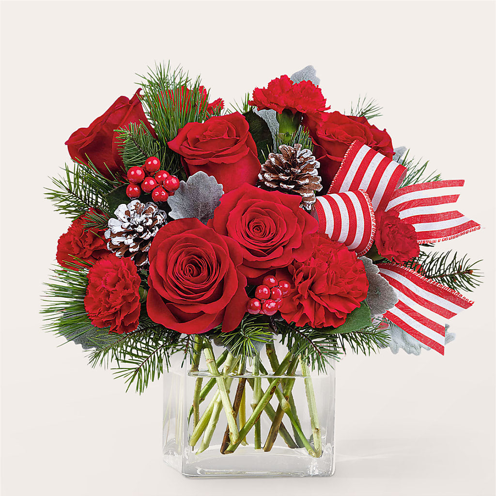 Baking Spirits Bright Bouquet – Floral Art Designs, Arlington MA