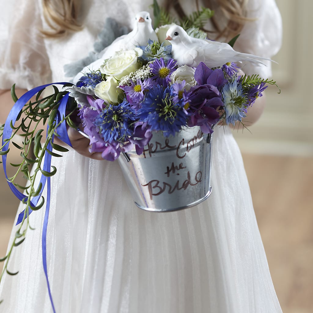 Enchantment Flower Girl Arrangement – Floral Art Designs, Arlington MA