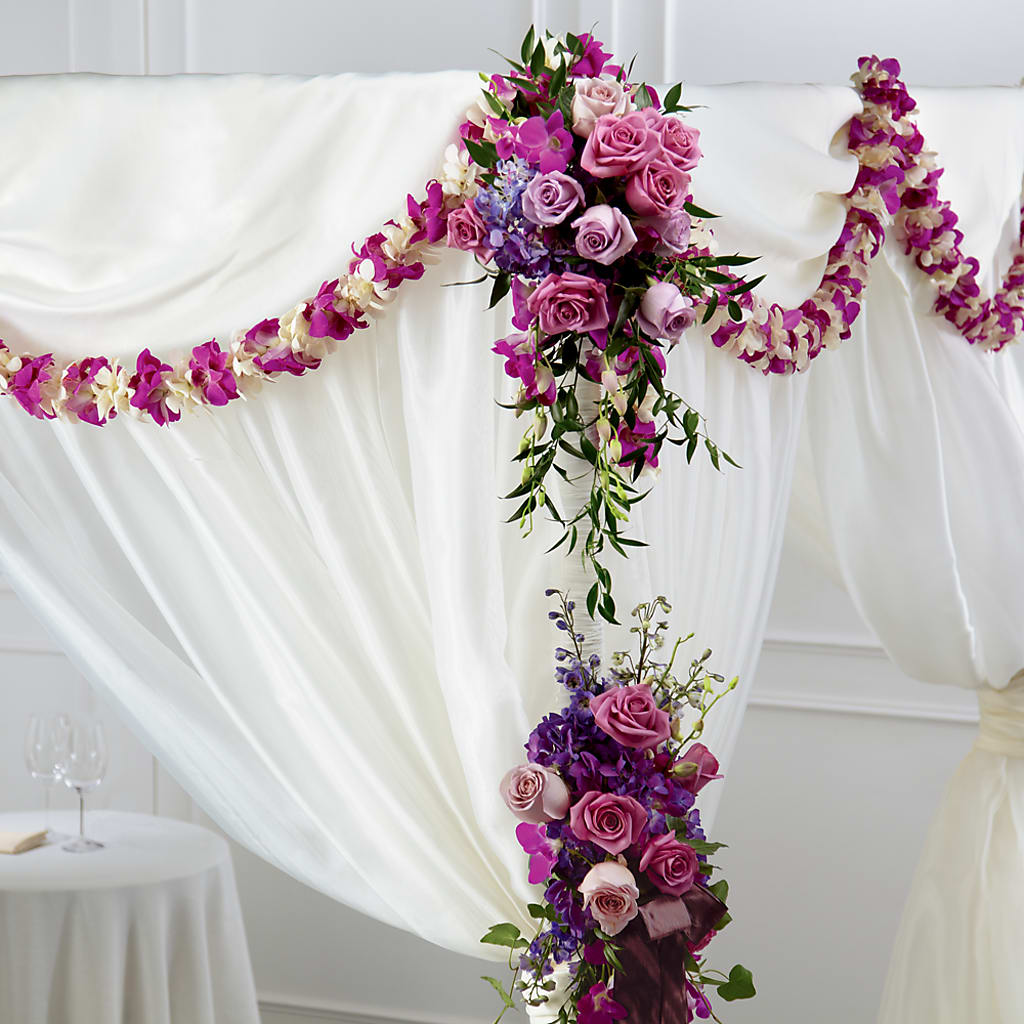 Color & Light Chuppah Decor – Floral Art Designs, Arlington MA