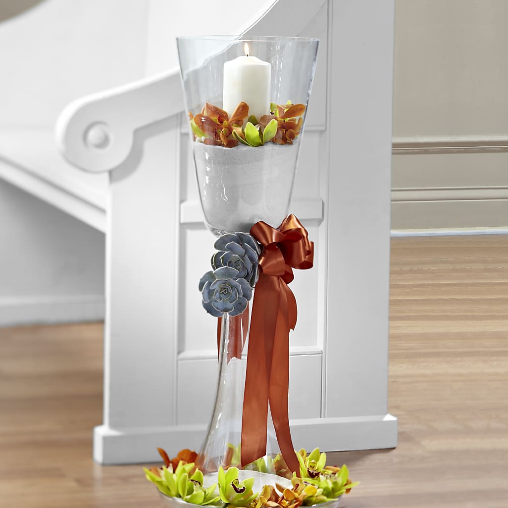 Matrimony Pew Decor – Floral Art Designs, Arlington MA
