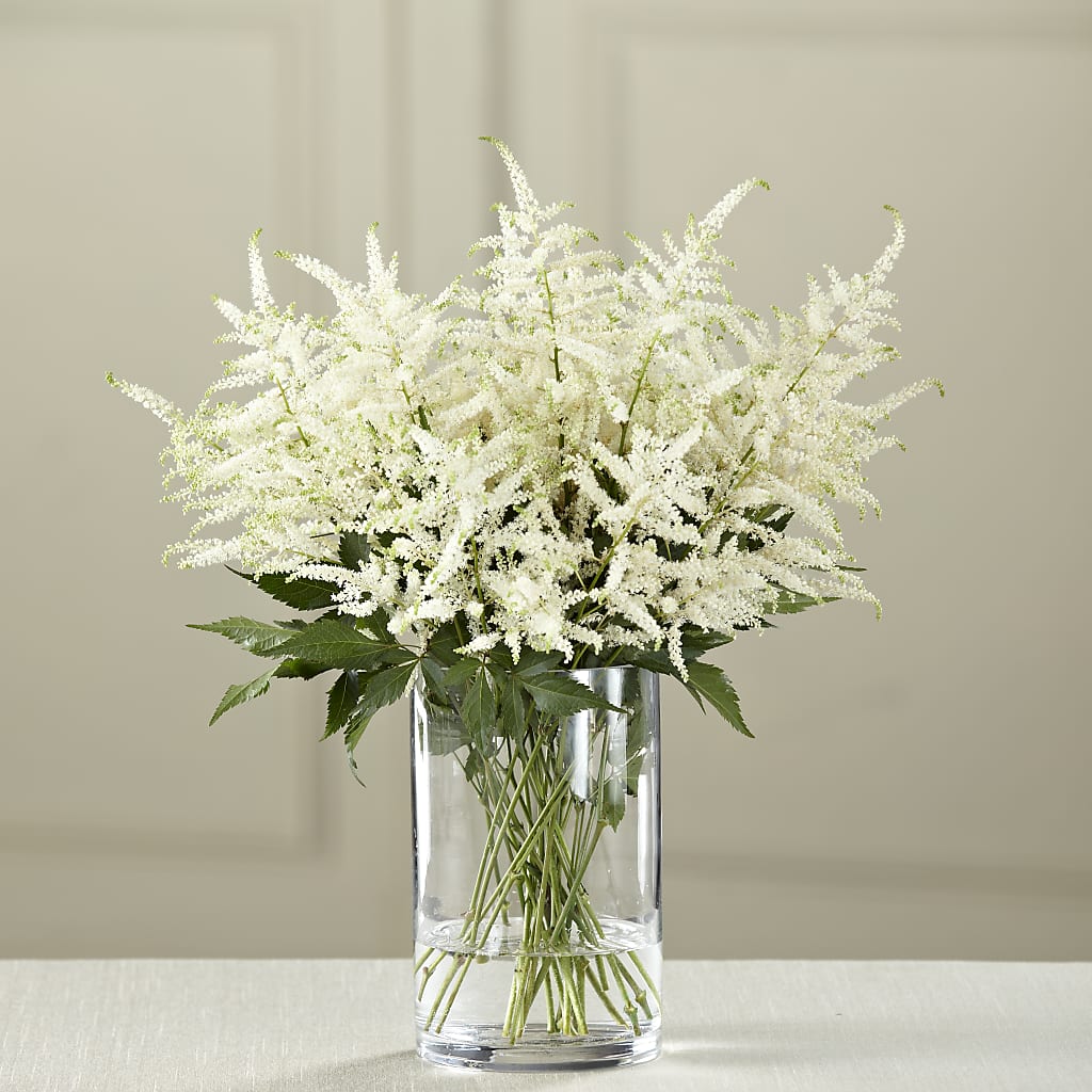 White Astilbe Bouquet – Floral Art Designs, Arlington MA