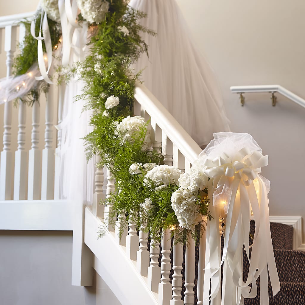 Champagne Dreams Garland – Floral Art Designs, Arlington MA
