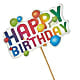 Happy Birthday Pick –  Floral Art Designs, Arlington MA