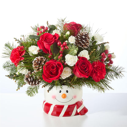 Jolly Snowman Bouquet –  Floral Art Designs, Arlington MA