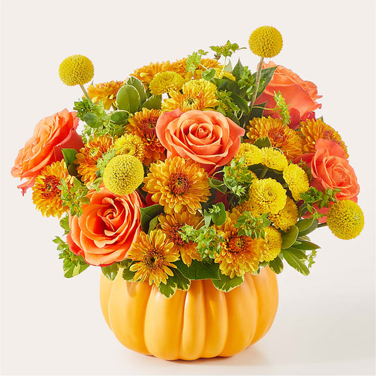 Gourdgeous Pumpkin –  Floral Art Designs, Arlington MA
