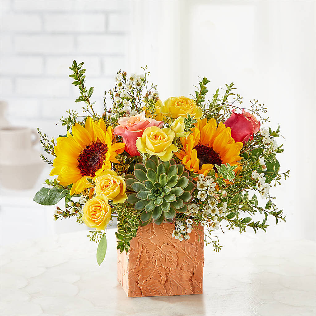 Sunflower Season Bouquet –  Floral Art Designs, Arlington MA