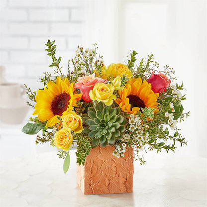Sunflower Season Bouquet –  Floral Art Designs, Arlington MA