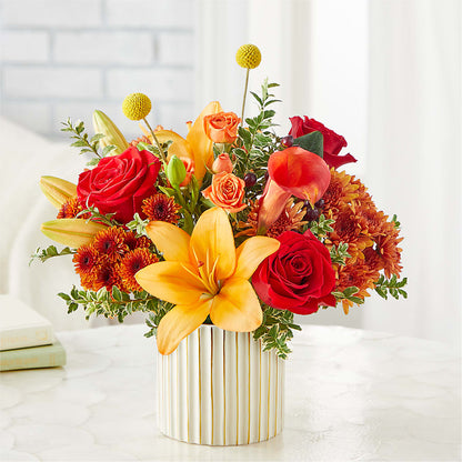 Scarlet Skies Bouquet –  Floral Art Designs, Arlington MA